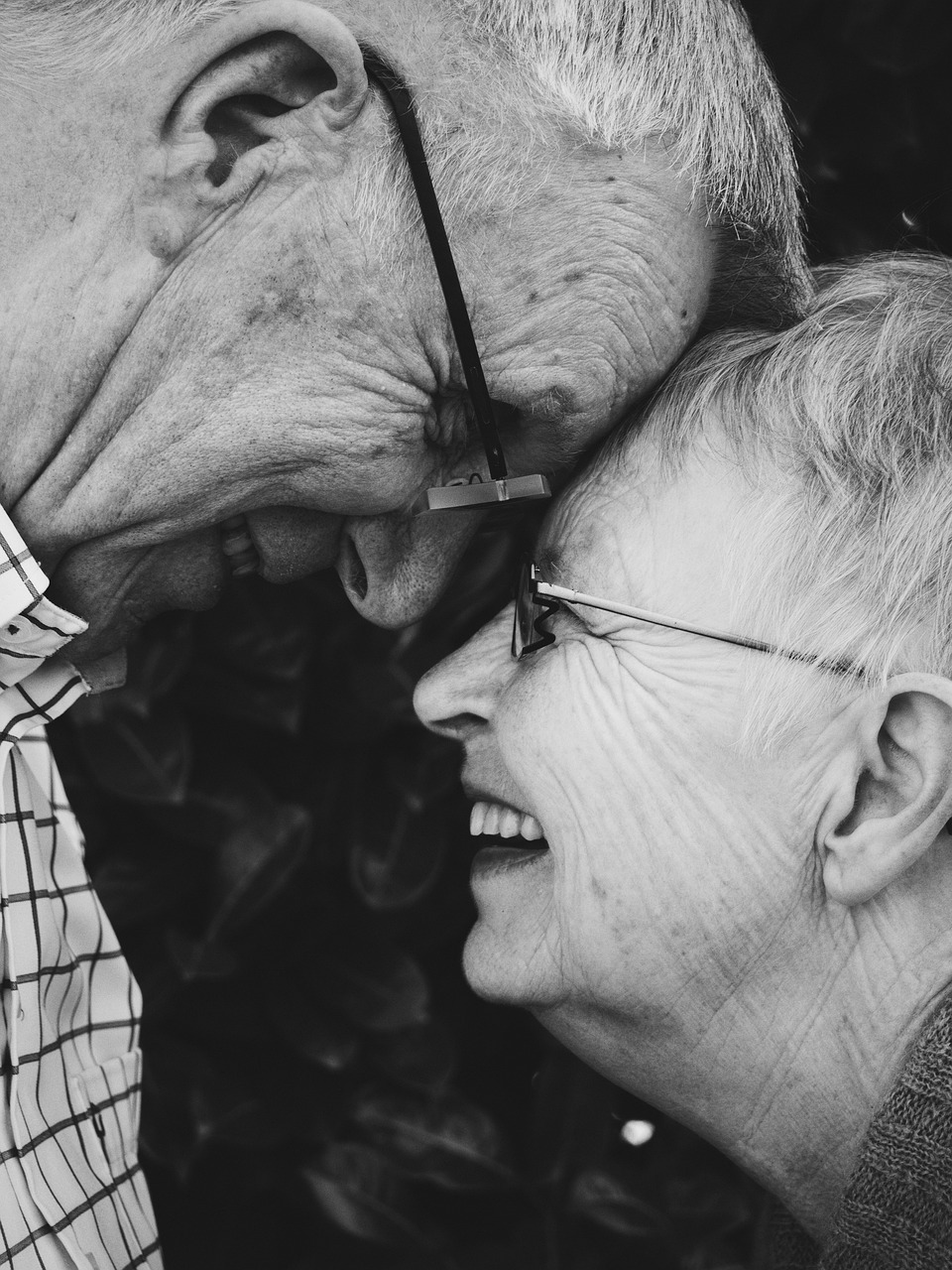 a happy senior couple